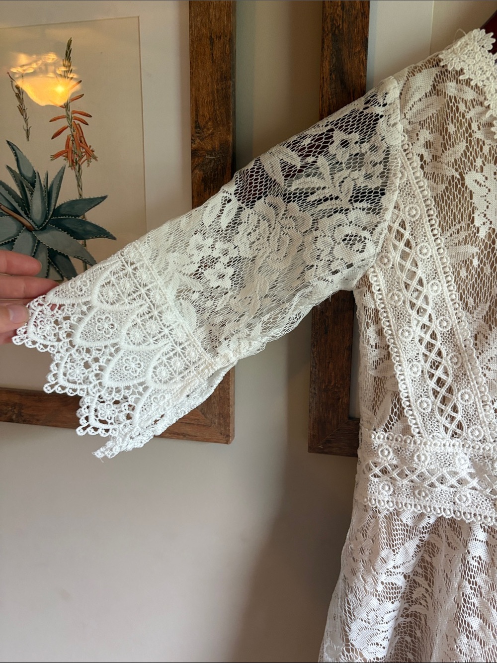Joyfolie White Lace High-Low Dress for Girls - Picture 4 of 5